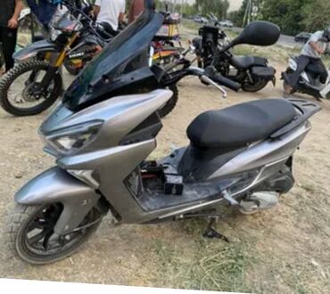 трехколесный электроскутер для взрослых: Макси-скутер Alpha, 90 куб. см, Бензин, Колдонулган, Бөлүп төлөө менен