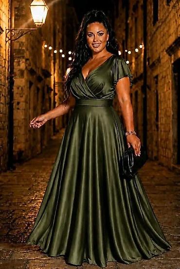 afrodita svecane haljine: Najtraženiji model haljine za punije dame! 💫 Velčine: L XL XXL XXXL — 5