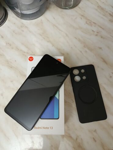 Redmi: Redmi Note 13, 256 ГБ, цвет - Черный, Сенсорный