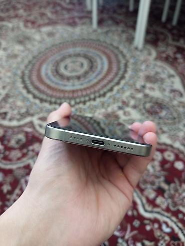 iphone cs: IPhone 15 Pro, Б/у, 256 ГБ, Natural Titanium, Коробка, 86 % — 3