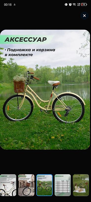 single speed: Городской велосипед с корзиной - Размер колес: 26" - Рама: 18" — 2