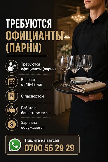 официант 22: Требуется Официант — 1
