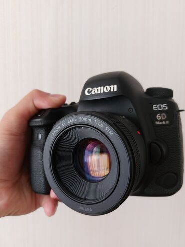 Fotokameralar: Canon 6d mark 2 əla vəziyyətdə az istifadə olunub.shutter 40808 +canon