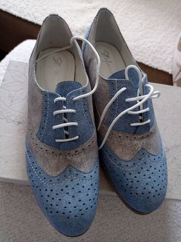 Oksfordice: Potpuno nove kozne cipele oksfordice u originalnoj ambalazi, placene