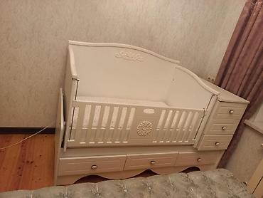 teze mebeller: Beşik satilir 80 azn tecili Yellenir. Evden tez çıxma lidir deya ucuz — 1