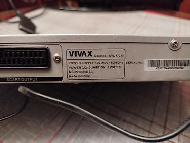 DVD i Blu-ray plejeri: Dvd player plejer Vivax.Isproban samo preko scarta, cita dvd i usb a — 4