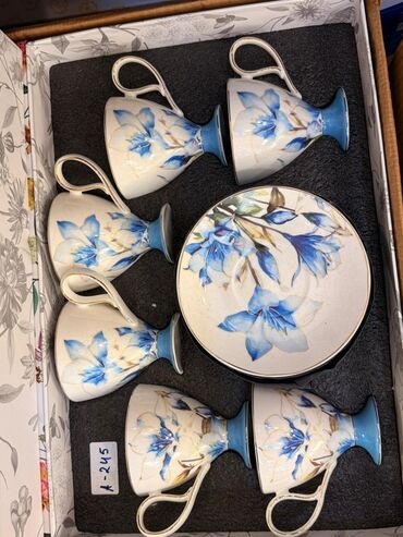 Çay dəstləri və servizlər: Çay dəsti, rəng - Ağ, Farfor, 6 nəfərlik — 5