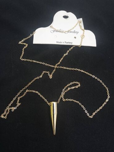 кулоны золото: Медальон, кулон подвеска с цепочкой в виде пули. Позолота. Отличный
