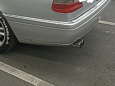 w140 mercedes: Mercedes-Benz W140 üçün arxa bamper xrom moldinq dəsti - Model — 1