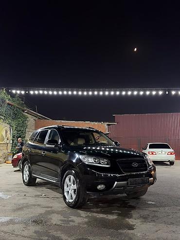 099 fara: Hyundai Santa Fe, qara rəng, benzinli SUV. Texniki və dizayn — 8