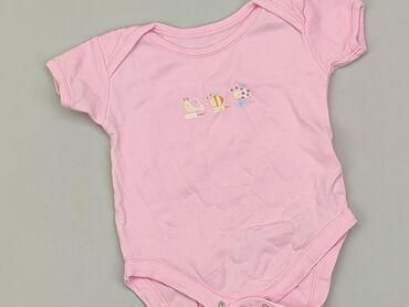różowe body niemowlęce: Body, C&A, 3-6 m, 
stan - Dobry