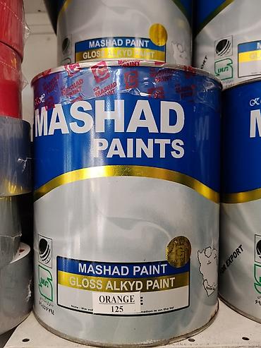 жыткй абой: Краска Mashad Paint Gloss Alkyd Paint, цвет Orange (125) - Тип — 1