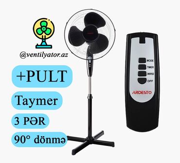 Audio: Ventilyator Ardesto, Yeni, Döşəməüstü, Pərli, Kredit yoxdur, Pulsuz çatdırılma, Rayonlara çatdırılma