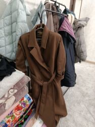 широкий ремень: Пальтолор, Классика, Күз-жаз, Драп, Узун модель, Куру менен, S