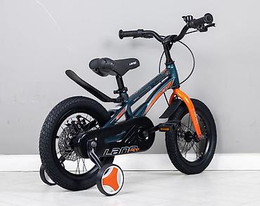 16 lt: Детский велосипед, 4-колесный, 6 - 9 лет, Для мальчика, Новый — 1