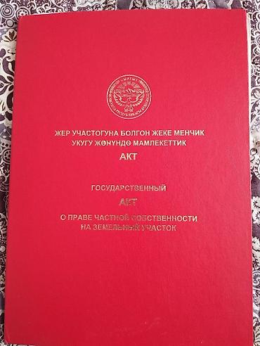 6 соток, Курулуш, Кызыл китеп — 1