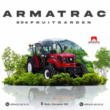 Traktorlar: Türkiyə istehsalı olan armatrac 804 fg traktoru, kənd təsərrüfatı