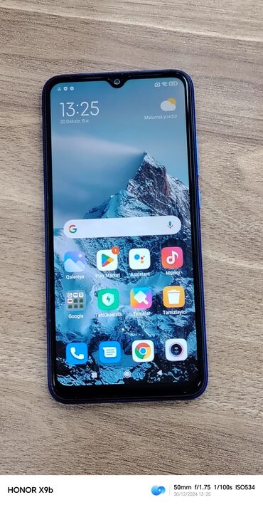 Xiaomi: Xiaomi Redmi 9, 32 GB, rəng - Göy, 
 Sensor, İki sim kartlı