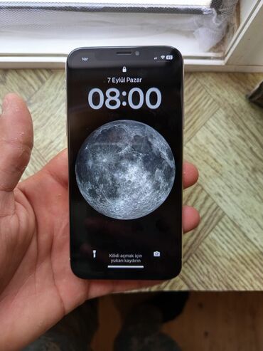 iphone 8s qiymeti: IPhone X, 64 GB, Black Titanium, Face ID