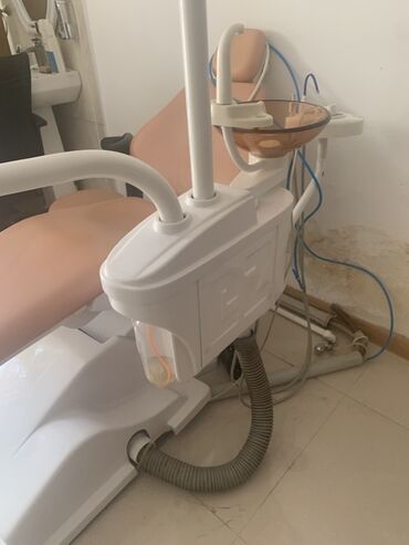 Tibbi avadanlıq: Stomatoloji kreslo və unit komplekti - Rəng: açıq narıncı oturacaq və — 8