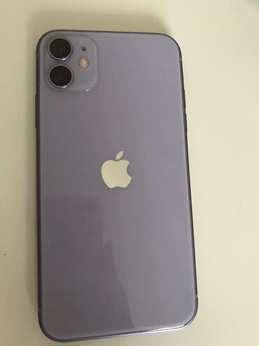Apple iPhone: IPhone 11, 64 GB, Deep Purple, Face ID, Sənədlərlə