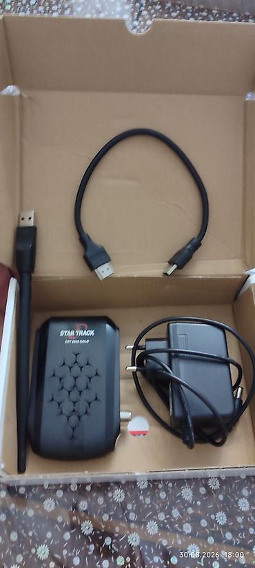 star tv: Star Track SRT 6669 GOLD — HDMI çıxışlı mini peyk TV qəbuledicisi — 2