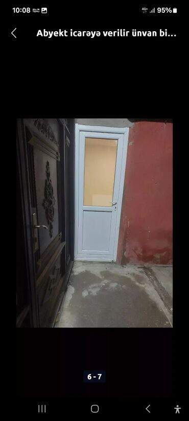 kirayə biləcəri: Abyekt icarəyə verilir icində suyu kanalizasiyası var ünvan biləcəri