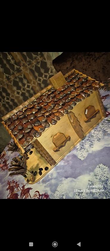 diorama: Fiqur, Taxta, rəng - Qəhvəyi — 2