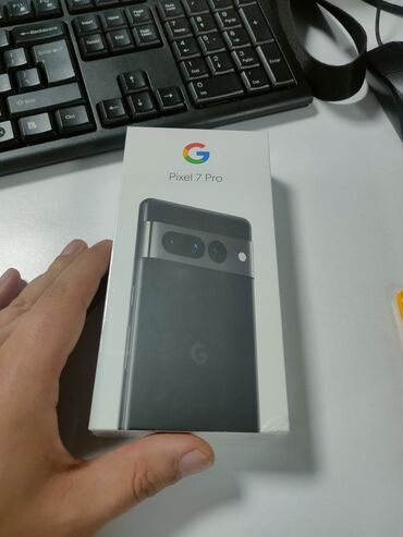 телефон а 7: Google Pixel 7 Pro, Новый, 512 ГБ, цвет - Черный, 1 SIM, eSIM