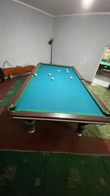 Бильярдные столы: Бильярдный стол ⭕️Продается срочно❗️❗️❗️ •Мраморный •10футов - — 7