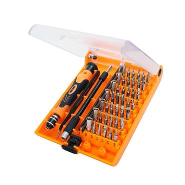 Jakemy JM-8129 Bit Dəst – 45 hissə • 42 ədəd paslanmayan xrom