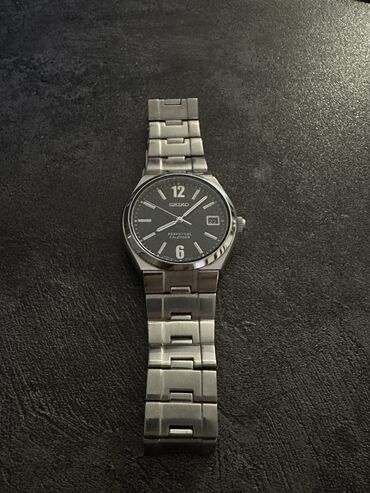 часы с боем: Seiko 8F32 Perpetual Calendar Quartz Редкая модель с чёрным