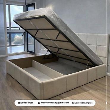 mebelman: Yeni, İkinəfərlik çarpayı, Bazalı, Matras ilə, Siyirməsiz, Azərbaycan — 2