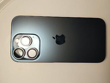IPhone 15 Pro, Б/у, 256 ГБ, Blue Titanium, Зарядное устройство, Чехол, 87 %