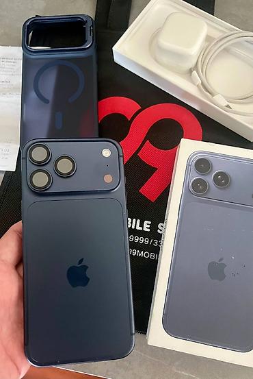 iphone telofon: IPhone 17 Pro, 256 GB, Mavi, Simsiz şarj — 2