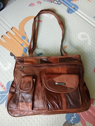 kopije satova: Nova, nekorišćena ženska torba od prirodne kože, patchwork dizajn u — 1