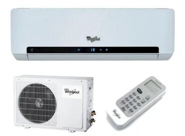 кондиционер для дома: Whirlpool split kondisioner dəsti - Daxili divar tipli blok: ağ