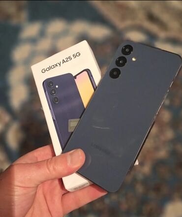 samsung a0: Samsung Galaxy A25, 256 ГБ, цвет - Синий, Кнопочный, Отпечаток пальца, Две SIM карты