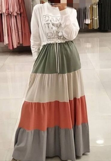 hicab geyimleri 2018: Вечернее платье, L (EU 40)