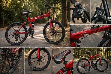 wolf bicycle: Velosipedin xüsusiyyətləri 26 ölçüsü Tip: Qatlana bilən dağ velosipedi — 1