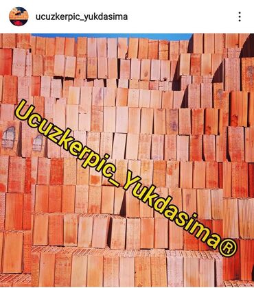 Kərpiclər: HƏR NÖV KƏRPİCLƏRİN ZAVOTDAN ÜNVANA CATDIRILMASI İLƏ XİDMƏTİNİZDƏYİK — 9