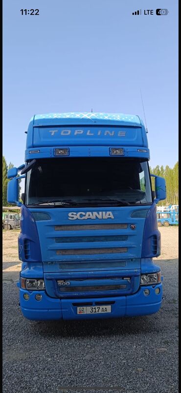 прицепы грузовые бу: Сүйрөгүч, Scania, 2007 г., Прицепсиз