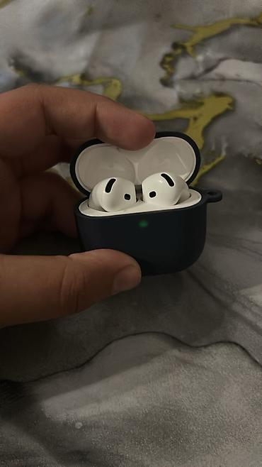 bluetooth qulağlığ: AirPods 4 arginaldir!!! karobkasi yoxdur usdunde qara kabro hediye — 9