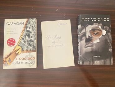 Qaraqanın 3 kitabı hamısı bir yerdə 16 azn. - “1 000 000 dollarım