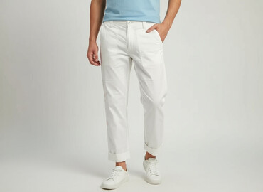 sweter n.every day: Denim Co, 3/4 length trousers for men, size S (EU 36)