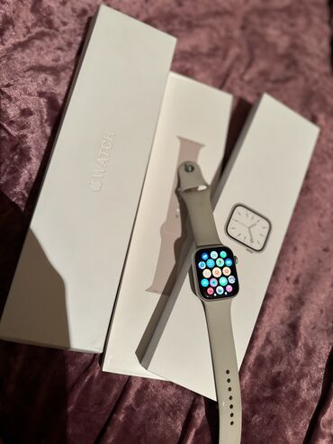 apple watch series 3: Б/у, Смарт часы, Apple, Водонепроницаемый, цвет - Бежевый