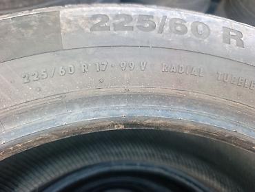 60: Шины 225 / 60 / R 17, Лето, Б/у, Комплект, Легковые, Германия, Continental — 3