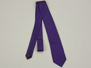 Krawaty i akcesoria: Krawat, kolor - Fioletowy, stan - Dobry