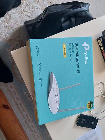 nar internet tarifi: TP-Link TD-W8961N – ADSL2+ modem-router - 300 Mbps sürətli Wi‑Fi - — 2