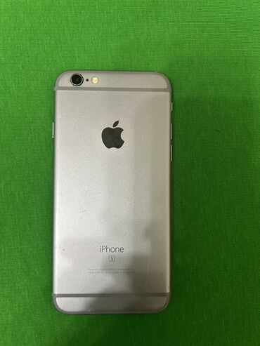 iphone 5 s цена: IPhone 6s, Колдонулган, 64 ГБ, Күмүш, Куту